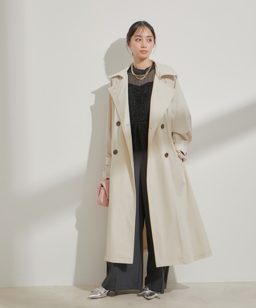 VIS（ビス）の「【VISDRESS】異素材切り替えビスチェ風サロペット（サロペット/オーバーオール・レディース・ブラック/キナリ・M/S）」の14枚目の写真