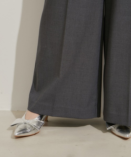 VIS（ビス）の「【VISDRESS】異素材切り替えビスチェ風サロペット（サロペット/オーバーオール・レディース・ブラック/キナリ・M/S）」の9枚目の写真