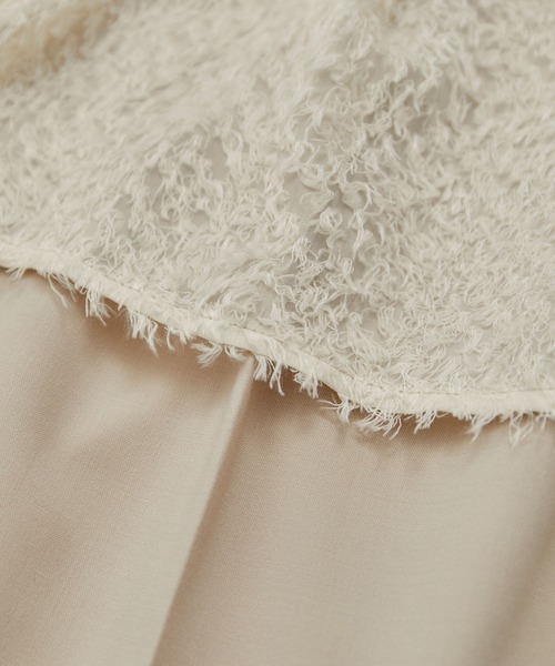 VIS（ビス）の「【VISDRESS】異素材切り替えビスチェ風サロペット（サロペット/オーバーオール・レディース・ブラック/キナリ・M/S）」の4枚目の写真