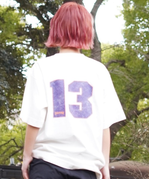 THRASHER(スラッシャー)の「【限定販売】THRASHER/スラッシャー ユニセックス Tシャツ オーバーサイズ バックプリント THML-24SPSST04(Tシャツ/カットソー・レディース・ブルー/ブラック/アイボリー・M/L)」の7枚目の写真