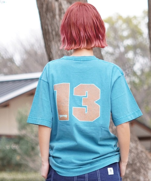 THRASHER(スラッシャー)の「【限定販売】THRASHER/スラッシャー ユニセックス Tシャツ オーバーサイズ バックプリント THML-24SPSST04(Tシャツ/カットソー・レディース・ブルー/ブラック/アイボリー・M/L)」の19枚目の写真