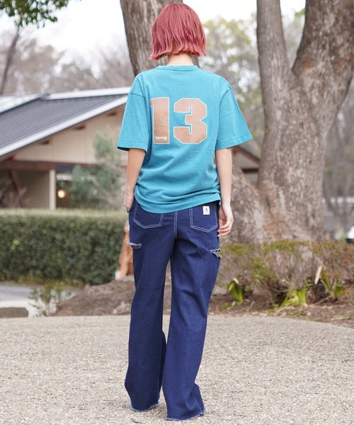 THRASHER(スラッシャー)の「【限定販売】THRASHER/スラッシャー ユニセックス Tシャツ オーバーサイズ バックプリント THML-24SPSST04(Tシャツ/カットソー・レディース・ブルー/ブラック/アイボリー・M/L)」の22枚目の写真