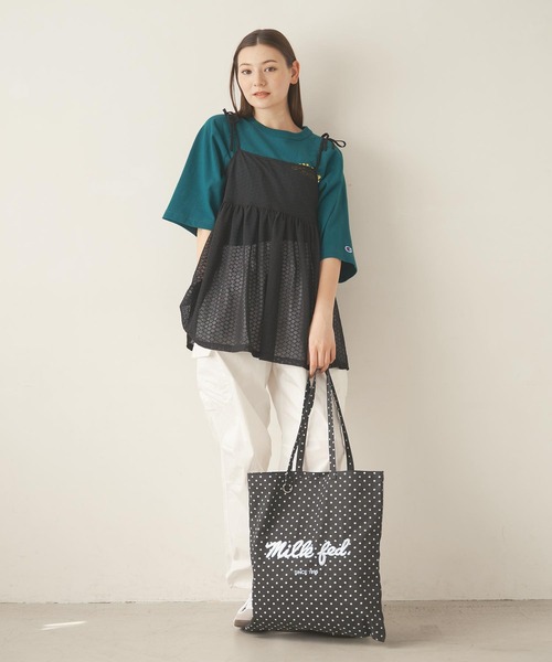 セール】MILKFED.ⅹCHAMPION ARCH COOPER LOGO S/S TEE（Tシャツ