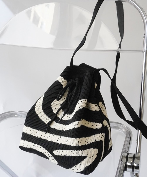 nuit 巾着バッグ nuit rebuild frill purse 巾着バッグ