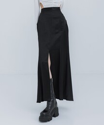 【THINGS THAT MATTER/シングス ザット マター】ACETATE SATIN MAXI SKIRT/アセテートサテンマキシスカート