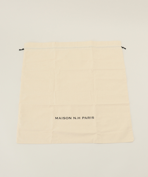 FRAMeWORK(フレームワーク)の「【MAISON N.H PARIS/メゾン エヌ アッシュ パリ】Leather LUCIE CUIR Tote(クラッチバッグ・レディース・ベージュ/ブラック・FREE)」の17枚目の写真