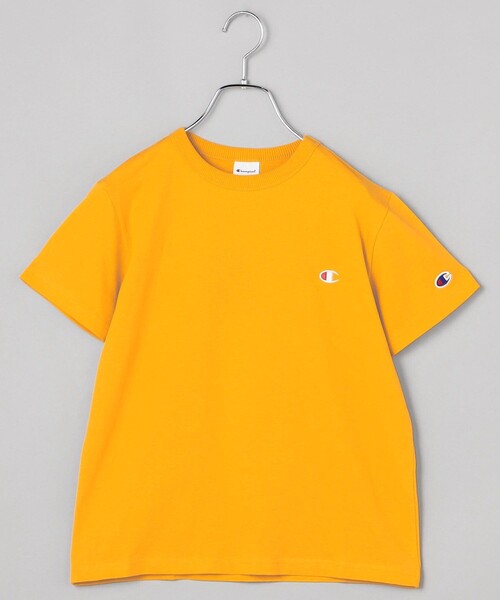 FREAK'S STORE（フリークスストア）の「限定展開 Champion/チャンピオン KIDS-OP S/S T-SHIRT / キッズ ショートスリーブTシャツ 24SS ベーシック チャンピオン / CK-Z301（Tシャツ/カットソー・キッズ・ネイビー/ブルー/ブラック/グリーン/ホワイト/グレー/イエロー・150/140/130/120/110）」の7枚目の写真