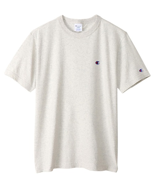 Champion(チャンピオン)の「ワンポイントロゴSHORT SLEEVE T-SHIRT(Tシャツ/カットソー・メンズ・ブラック/オートミール/ネイビー/ホワイト・M/L/XL)」の2枚目の写真
