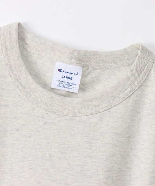 Champion(チャンピオン)の「ワンポイントロゴSHORT SLEEVE T-SHIRT(Tシャツ/カットソー・メンズ・ブラック/オートミール/ネイビー/ホワイト・M/L/XL)」の9枚目の写真