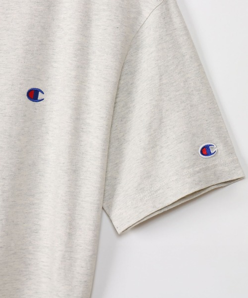 Champion(チャンピオン)の「ワンポイントロゴSHORT SLEEVE T-SHIRT(Tシャツ/カットソー・メンズ・ブラック/オートミール/ネイビー/ホワイト・M/L/XL)」の10枚目の写真
