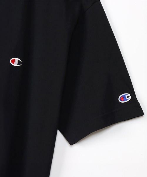 Champion(チャンピオン)の「ワンポイントロゴSHORT SLEEVE T-SHIRT(Tシャツ/カットソー・メンズ・ブラック/オートミール/ネイビー/ホワイト・M/L/XL)」の13枚目の写真