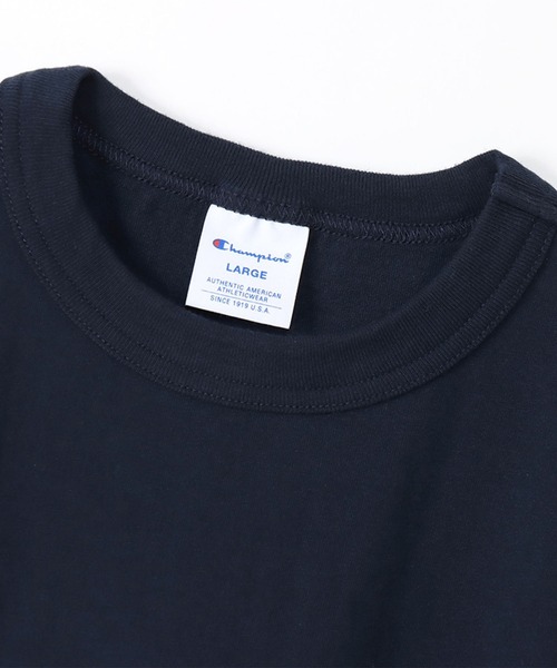 Champion(チャンピオン)の「ワンポイントロゴSHORT SLEEVE T-SHIRT(Tシャツ/カットソー・メンズ・ブラック/オートミール/ネイビー/ホワイト・M/L/XL)」の15枚目の写真