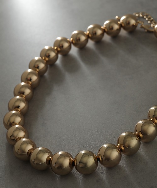 voov（ブーブ）の「メタルボール ボリューム ネックレス（ネックレス・レディース・シルバー/ゴールド・フリー）」の12枚目の写真