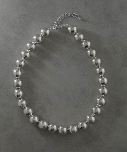 voov（ブーブ）の「メタルボール ボリューム ネックレス（ネックレス・レディース・シルバー/ゴールド・フリー）」の9枚目の写真