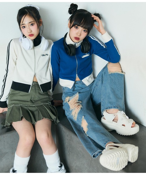 ANAP GｉRL（アナップガール）の「厚底スニーカーサンダル（サンダル・キッズ・ブラック/ホワイト・XS/S/M/L）」の10枚目の写真