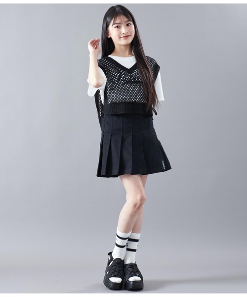 ANAP GｉRL（アナップガール）の「厚底スニーカーサンダル（サンダル・キッズ・ブラック/ホワイト・XS/S/M/L）」の22枚目の写真