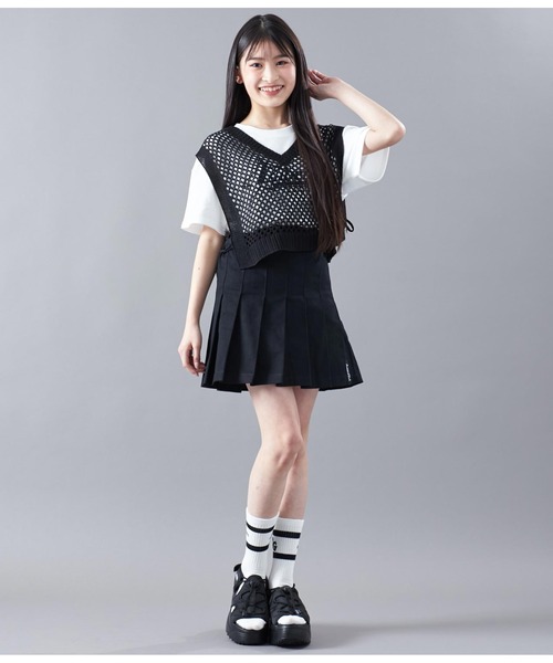 ANAP GｉRL（アナップガール）の「厚底スニーカーサンダル（サンダル・キッズ・ブラック/ホワイト・XS/S/M/L）」の21枚目の写真
