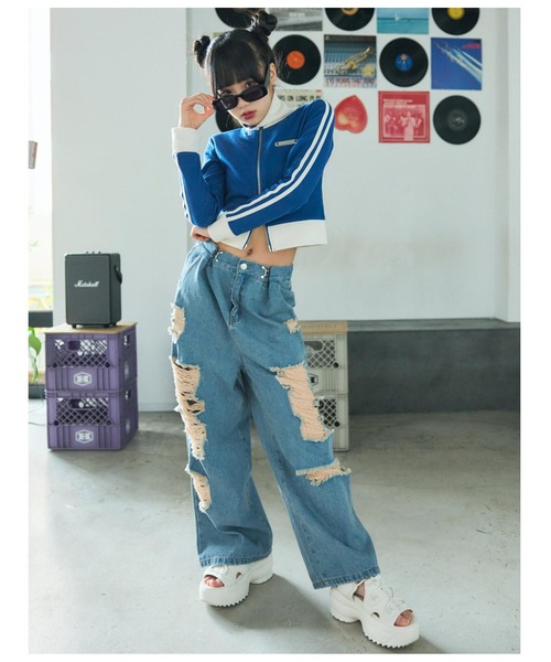 ANAP GｉRL（アナップガール）の「厚底スニーカーサンダル（サンダル・キッズ・ブラック/ホワイト・XS/S/M/L）」の11枚目の写真