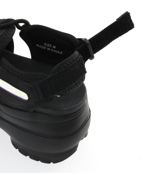ANAP GｉRL（アナップガール）の「厚底スニーカーサンダル（サンダル・キッズ・ブラック/ホワイト・XS/S/M/L）」の6枚目の写真