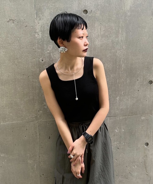 【セール】【Narcissus】スクエアタンク（タンクトップ）｜Narcissus（ナルシス）