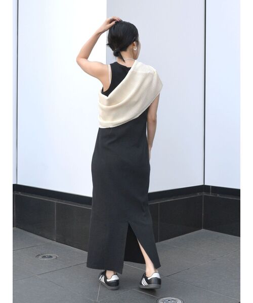 Ungrid(アングリッド)の「ショートメッシュロングスリーブTee(Tシャツ/カットソー・レディース・チャコールグレー/アイボリー/ターコイズブルー・FREE)」の16枚目の写真