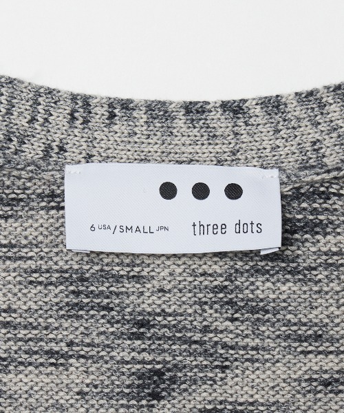 three dots(スリードッツ)の「スプリング メランジ カーディガン(カーディガン/ボレロ・レディース・イエロー/ピンク・SMALL)」の14枚目の写真