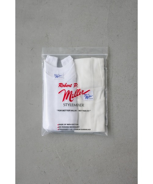 STYLEMIXER(スタイルミキサー)の「別注 MILLER 2パックタンク(タンクトップ・レディース・ホワイト/マルチ/ブラック・FREE)」の12枚目の写真