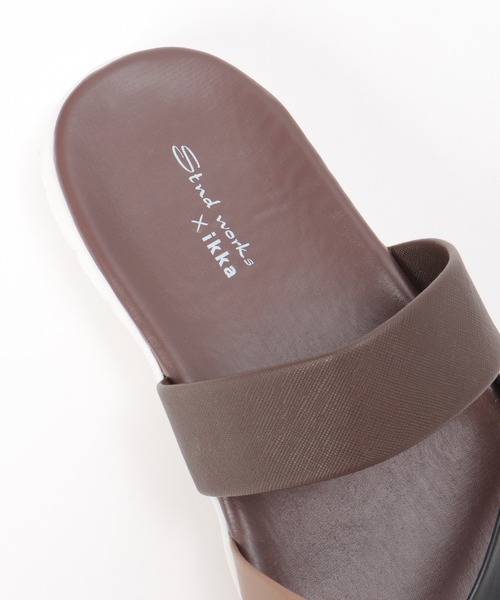 ikka（イッカ）の「切り替えトングサンダル（サンダル・メンズ・ブラック/ダークブラウン/ネイビー・M/XL/L）」の21枚目の写真