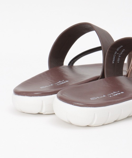 ikka（イッカ）の「切り替えトングサンダル（サンダル・メンズ・ブラック/ダークブラウン/ネイビー・M/XL/L）」の22枚目の写真