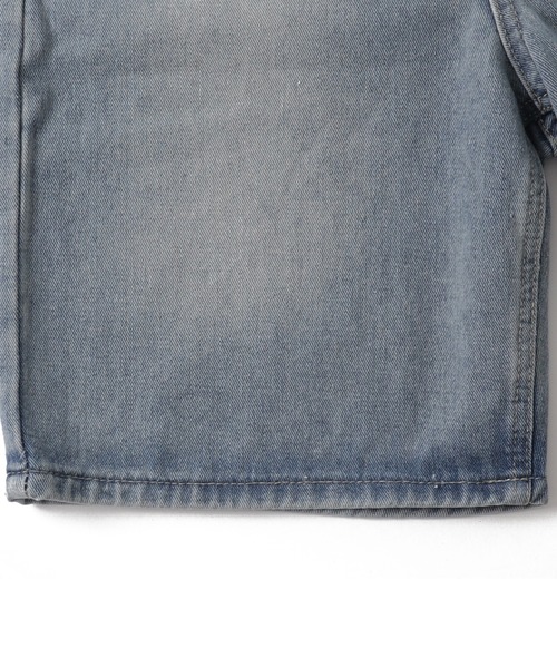 dispark(ディスパーク)の「DISPARK/ワイドハーフデニムパンツ(デニムパンツ・レディース・ブルー系1/スミクロ・SMALL/MEDIUM)」の4枚目の写真