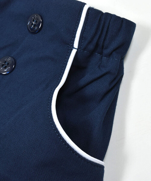 【セール】ピケストレッチマリンパンツ(90~160cm)（その他パンツ）｜BeBe（ベベ）