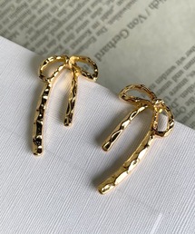 non-hedge（ノンヘッジ）の「リボンモチーフピアス（ピアス（両耳用））」