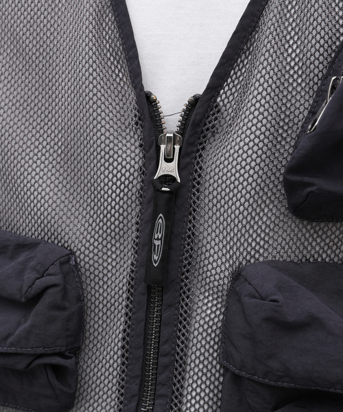 セール】BOILER ROOM / ボイラールーム MESH CARGO VEST