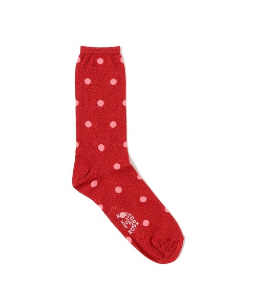 ROSTER SOX(ロスターソックス)の「ROSTER SOX / 別注 ドット アンド ハート ソックス(ソックス/靴下・レディース・ネイビー/グレー/ブラック/レッド系その他4/サックスブルー/ベージュ/ブラウン/グレー系その他/グリーン/インディゴブルー/ブラック系その他4/レッド・ONE SIZE)」の11枚目の写真