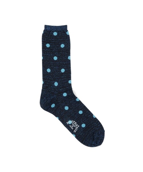 ROSTER SOX(ロスターソックス)の「ROSTER SOX / 別注 ドット アンド ハート ソックス(ソックス/靴下・レディース・ネイビー/グレー/ブラック/レッド系その他4/サックスブルー/ベージュ/ブラウン/グレー系その他/グリーン/インディゴブルー/ブラック系その他4/レッド・ONE SIZE)」の10枚目の写真