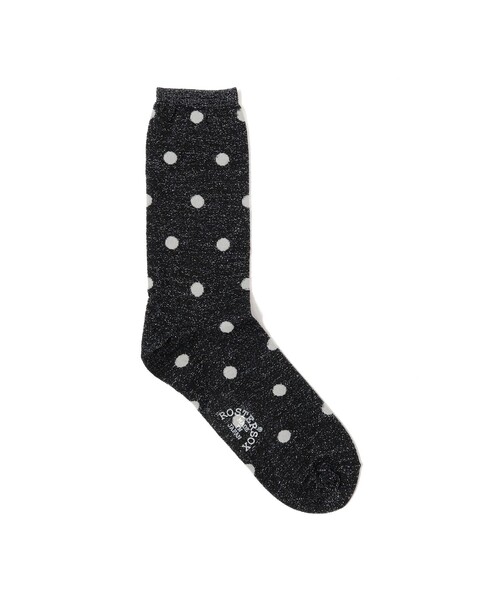 ROSTER SOX(ロスターソックス)の「ROSTER SOX / 別注 ドット アンド ハート ソックス(ソックス/靴下・レディース・ネイビー/グレー/ブラック/レッド系その他4/サックスブルー/ベージュ/ブラウン/グレー系その他/グリーン/インディゴブルー/ブラック系その他4/レッド・ONE SIZE)」の3枚目の写真