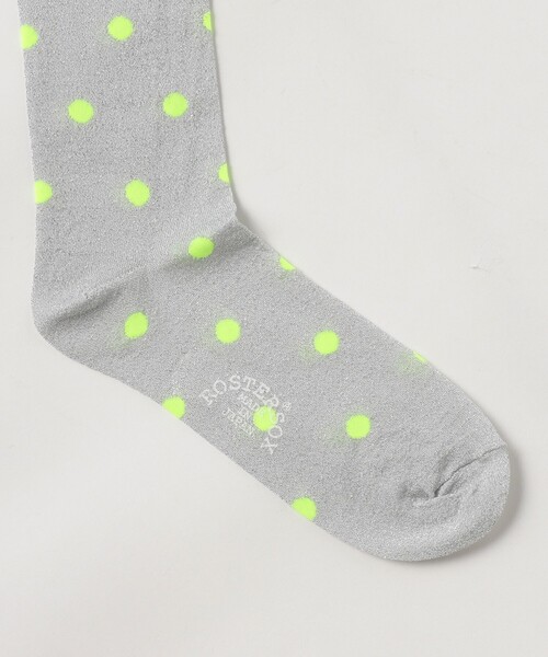 ROSTER SOX（ロスターソックス）の「ROSTER SOX / 別注 ドット アンド ハート ソックス（ソックス/靴下・レディース・ネイビー/グレー/ブラック/レッド系その他4/サックスブルー/ベージュ/ブラウン/グレー系その他/グリーン・ONE SIZE）」の16枚目の写真