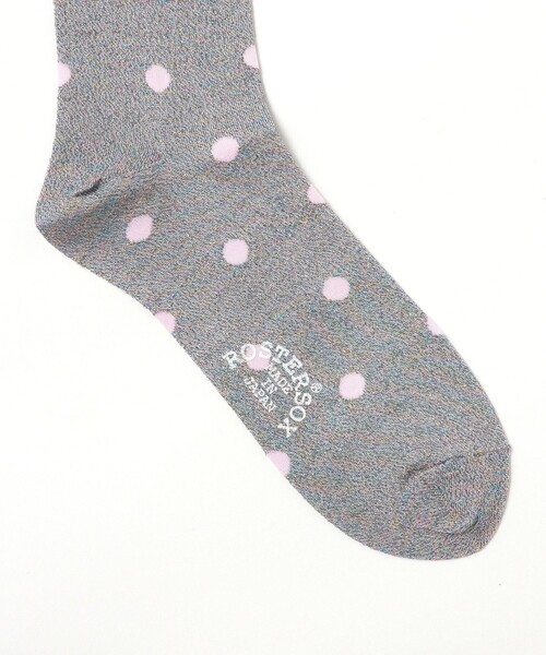 ROSTER SOX（ロスターソックス）の「ROSTER SOX / 別注 ドット アンド ハート ソックス（ソックス/靴下・レディース・ネイビー/グレー/ブラック/レッド系その他4/サックスブルー/ベージュ/ブラウン/グレー系その他/グリーン・ONE SIZE）」の18枚目の写真