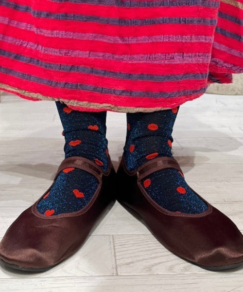 ROSTER SOX（ロスターソックス）の「ROSTER SOX / 別注 ドット アンド ハート ソックス（ソックス/靴下・レディース・ネイビー/グレー/ブラック/レッド系その他4/サックスブルー/ベージュ/ブラウン/グレー系その他/グリーン・ONE SIZE）」の7枚目の写真