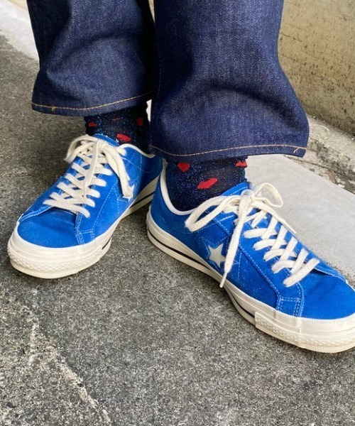 ROSTER SOX（ロスターソックス）の「ROSTER SOX / 別注 ドット アンド ハート ソックス（ソックス/靴下・レディース・ネイビー/グレー/ブラック/レッド系その他4/サックスブルー/ベージュ/ブラウン/グレー系その他/グリーン・ONE SIZE）」の13枚目の写真