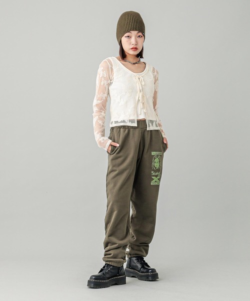 X-girl（エックスガール）の「BUTTERFLY LACE CARDIGAN（カーディガン/ボレロ・レディース・ブラック/ホワイト・S/M）」の14枚目の写真