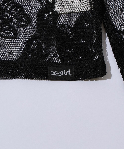 X-girl（エックスガール）の「BUTTERFLY LACE CARDIGAN（カーディガン/ボレロ・レディース・ブラック/ホワイト・S/M）」の21枚目の写真