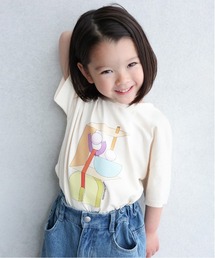 ooju | 【ooju】ooju x カワイハルナ プリントTシャツ(Tシャツ/カットソー)