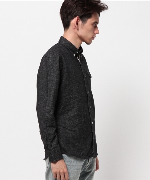 CIAOPANIC TYPY（チャオパニックティピー）の「【1/13ヒルナンデス!紹介アイテム】起毛フランネルボタンダウン（シャツ/ブラウス・メンズ・キャメル/ホワイト/ワインレッド/ネイビー/グリーン/その他20・LARGE/SMALL/MEDIUM）」の8枚目の写真