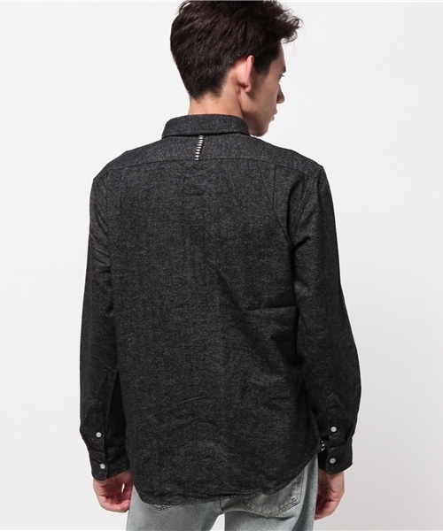 CIAOPANIC TYPY（チャオパニックティピー）の「【1/13ヒルナンデス!紹介アイテム】起毛フランネルボタンダウン（シャツ/ブラウス・メンズ・キャメル/ホワイト/ワインレッド/ネイビー/グリーン/その他20・LARGE/SMALL/MEDIUM）」の9枚目の写真