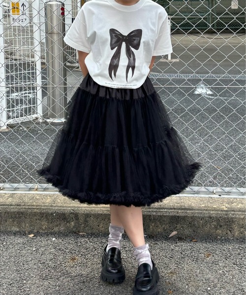 UNIT CHEST（ユニットチェスト）の「【UNIT CHEST】unique unisex T-shirt　OIF designer eggs コラボT RIBBON by @yurinbanno（Tシャツ/カットソー・メンズ・ホワイト系その他/ホワイト系その他2・M/S/L）」の14枚目の写真