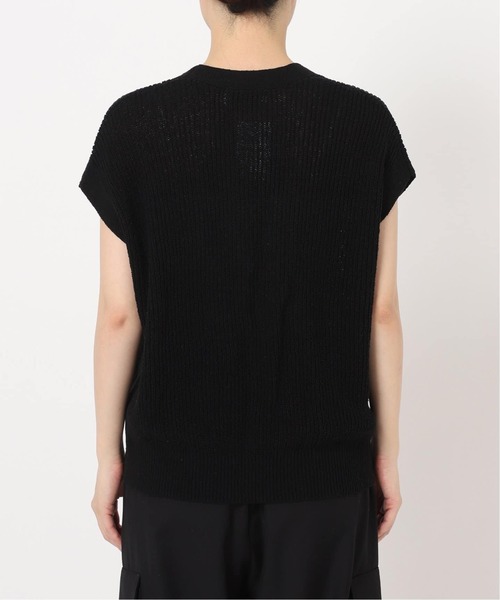 B.C STOCK（ベーセーストック）の「《追加2》リネンコットンベスト（ベスト・レディース・ブラック/ホワイト/ベージュ・FREE）」の16枚目の写真