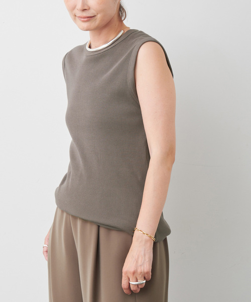 追加 dignity sleeveless（Tシャツ/カットソー）｜Deuxieme