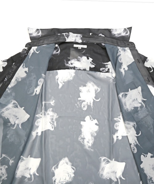 LUXSTYLE(ラグスタイル)の「総柄オーガンジー半袖シャツ(シャツ/ブラウス・メンズ・ブラック/ホワイト・L/M)」の20枚目の写真