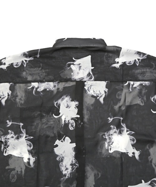 LUXSTYLE(ラグスタイル)の「総柄オーガンジー半袖シャツ(シャツ/ブラウス・メンズ・ブラック/ホワイト・L/M)」の19枚目の写真